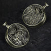 Unique Metal DND Spinning Dice Pocket Watch