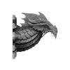 Copper Metallic Dragon Wall-Mountable Bust