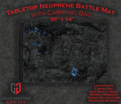 Crystalline Caverns - Neoprene Battle Mat with Bag