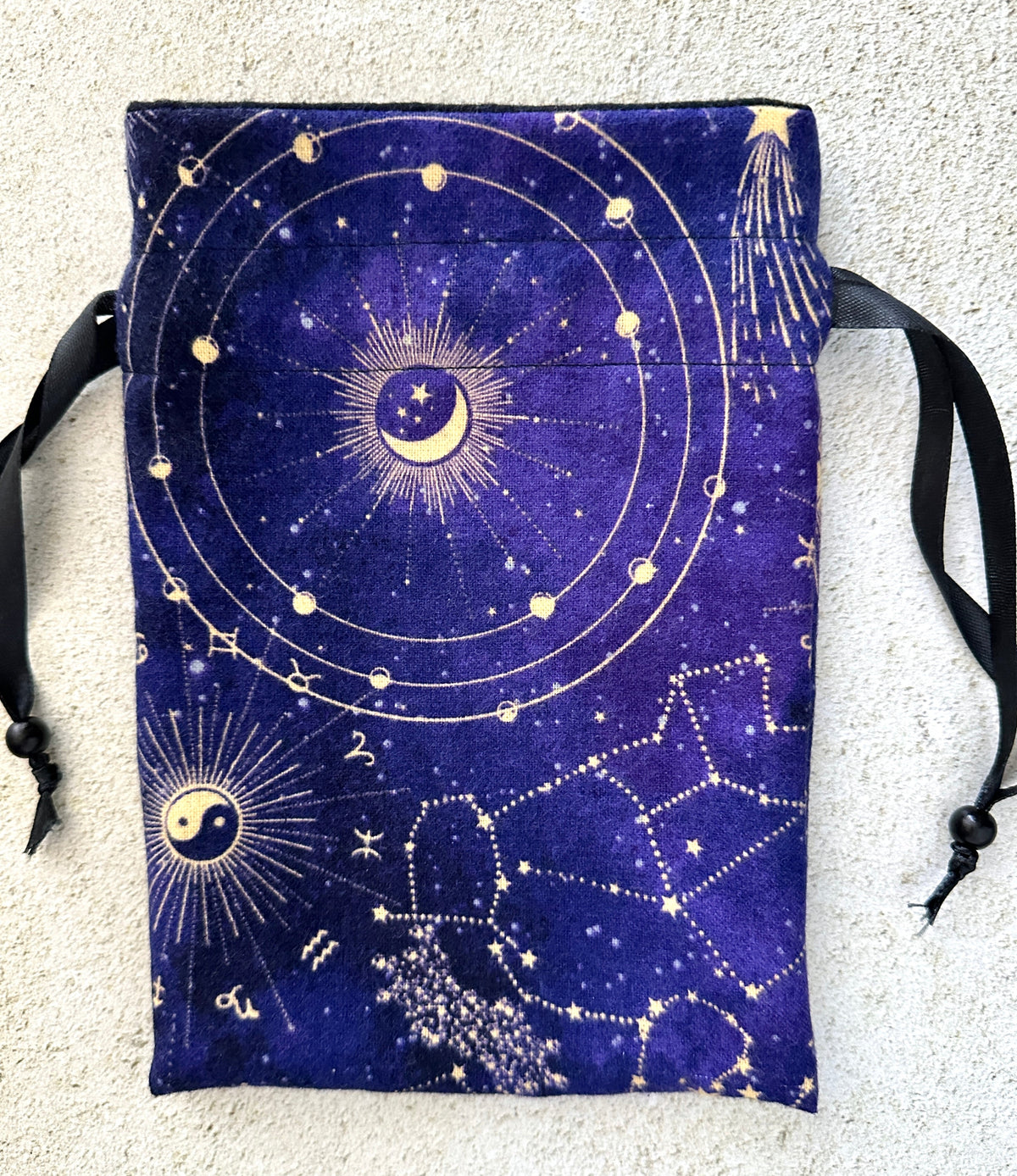 Purple Constellation Tarot Card Bag – Witchy Gift for Tarot Readers & Astrology Lovers