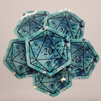 Entangle Nat 20 D20 Sticker
