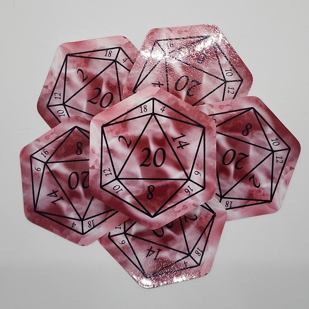 Raging Ikwiikwii Nat 20 D20 Sticker