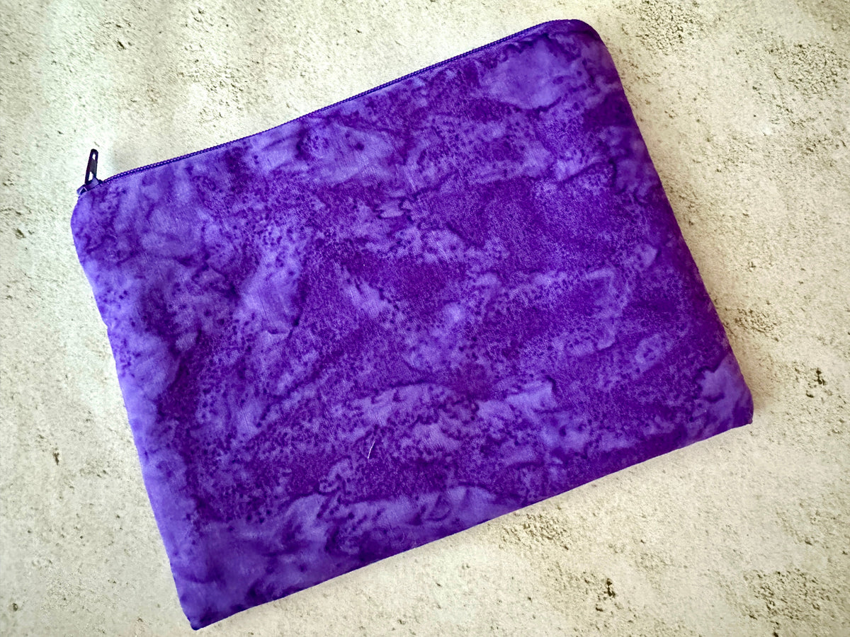 Unicorn Tarot Card Bag – Padded Batik Zipper Pouch for Tarot & Oracle Decks