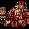 Draconic Descent Dice Set | Dragon D&D Dice by Revenant Foundry