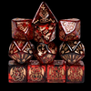 Draconic Descent Dice Set | Dragon D&D Dice by Revenant Foundry