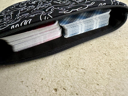 Cats Tarot Card Bag - Tarot Deck Storage Bag - Witchy Bag