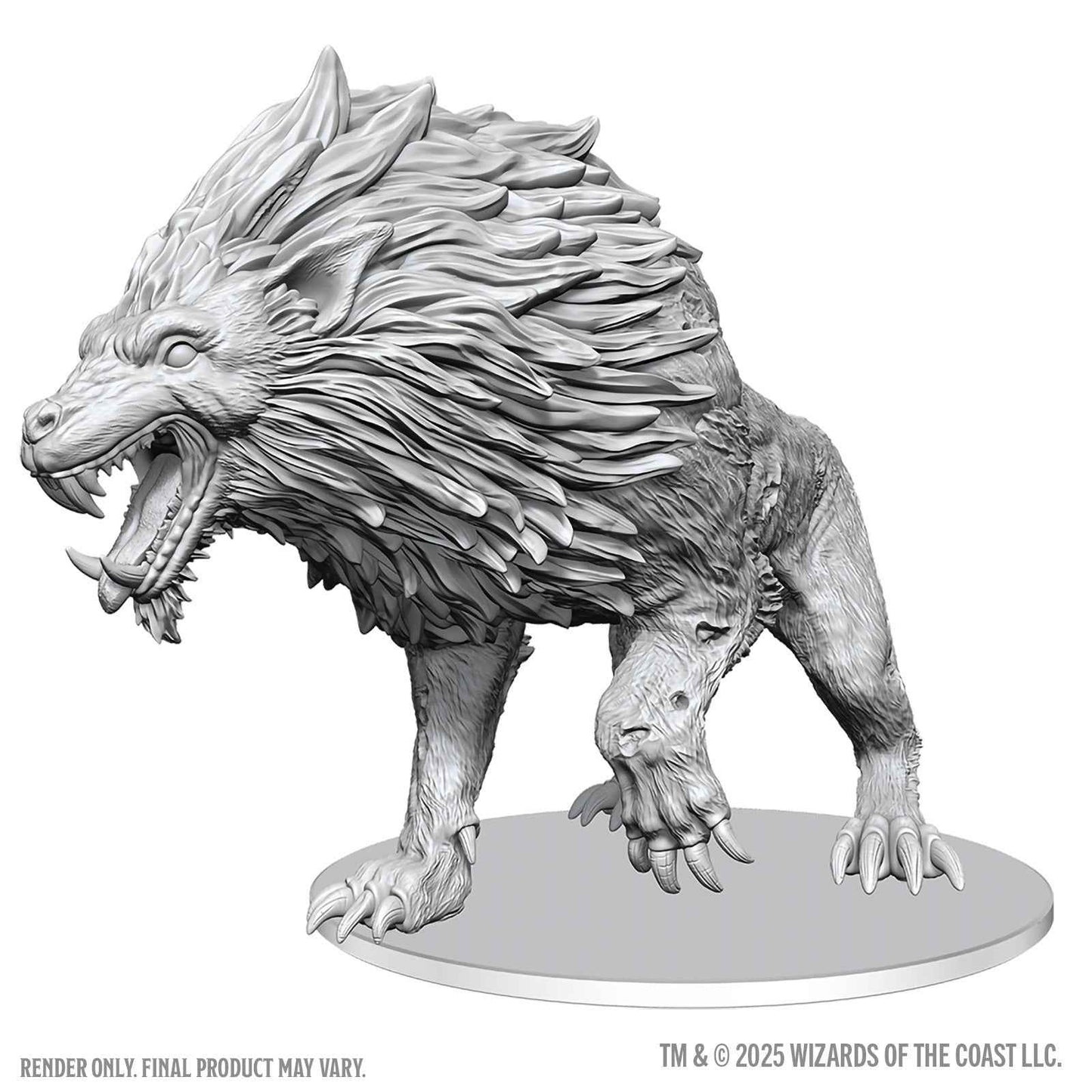 D&D: Nolzur's Marvelous Unpainted Miniatures - Dire Worg