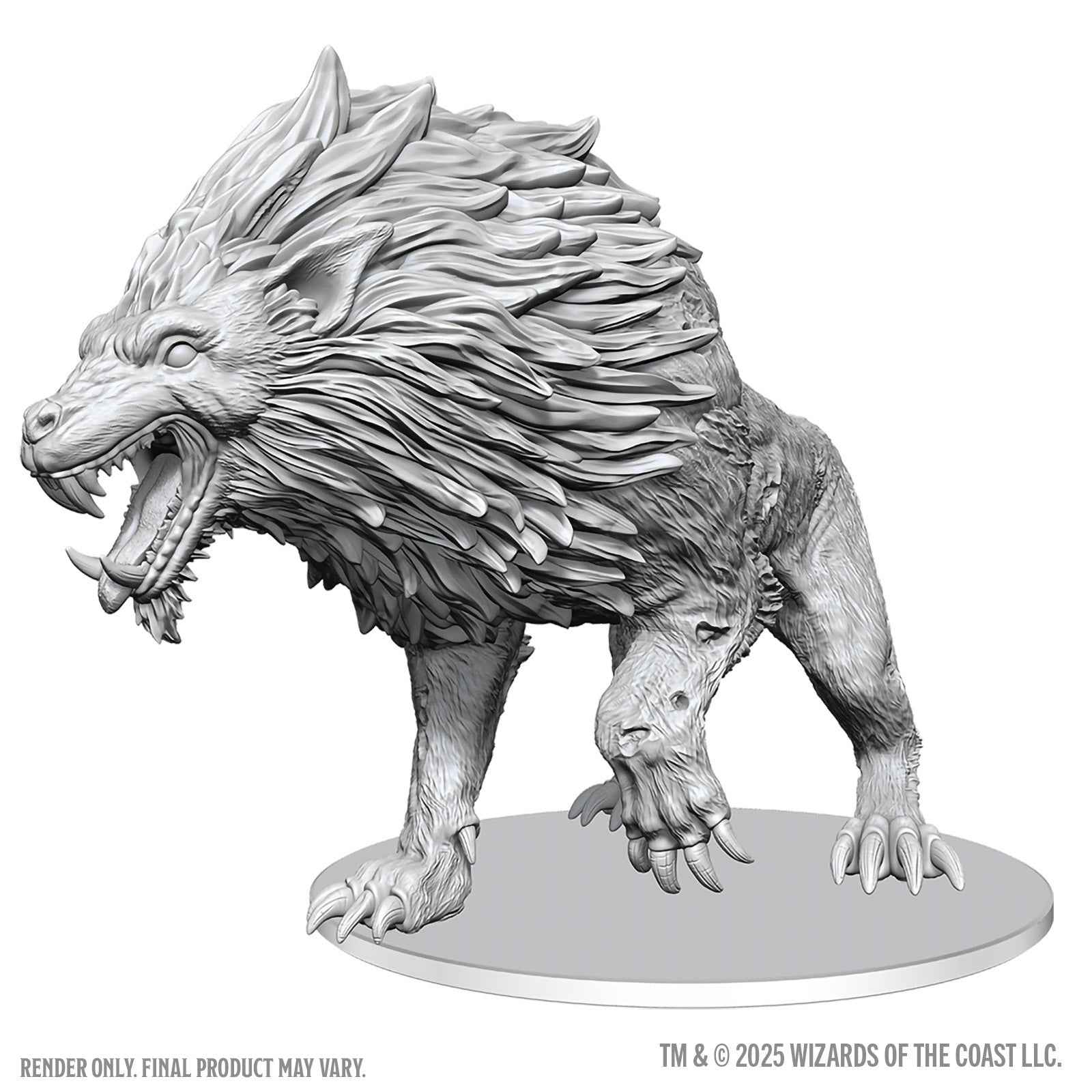 D&D: Nolzur's Marvelous Unpainted Miniatures - Dire Worg