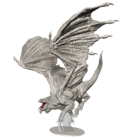 D&D: Icons of the Realms - Adult White Dragon Premium Figure