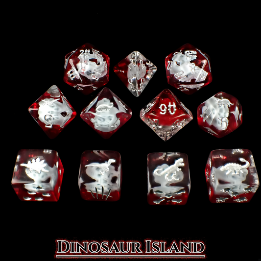 Dinosaur Island Dice Set