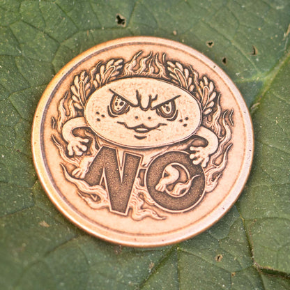 Axolotl Decision Maker Coin in Solid Copper