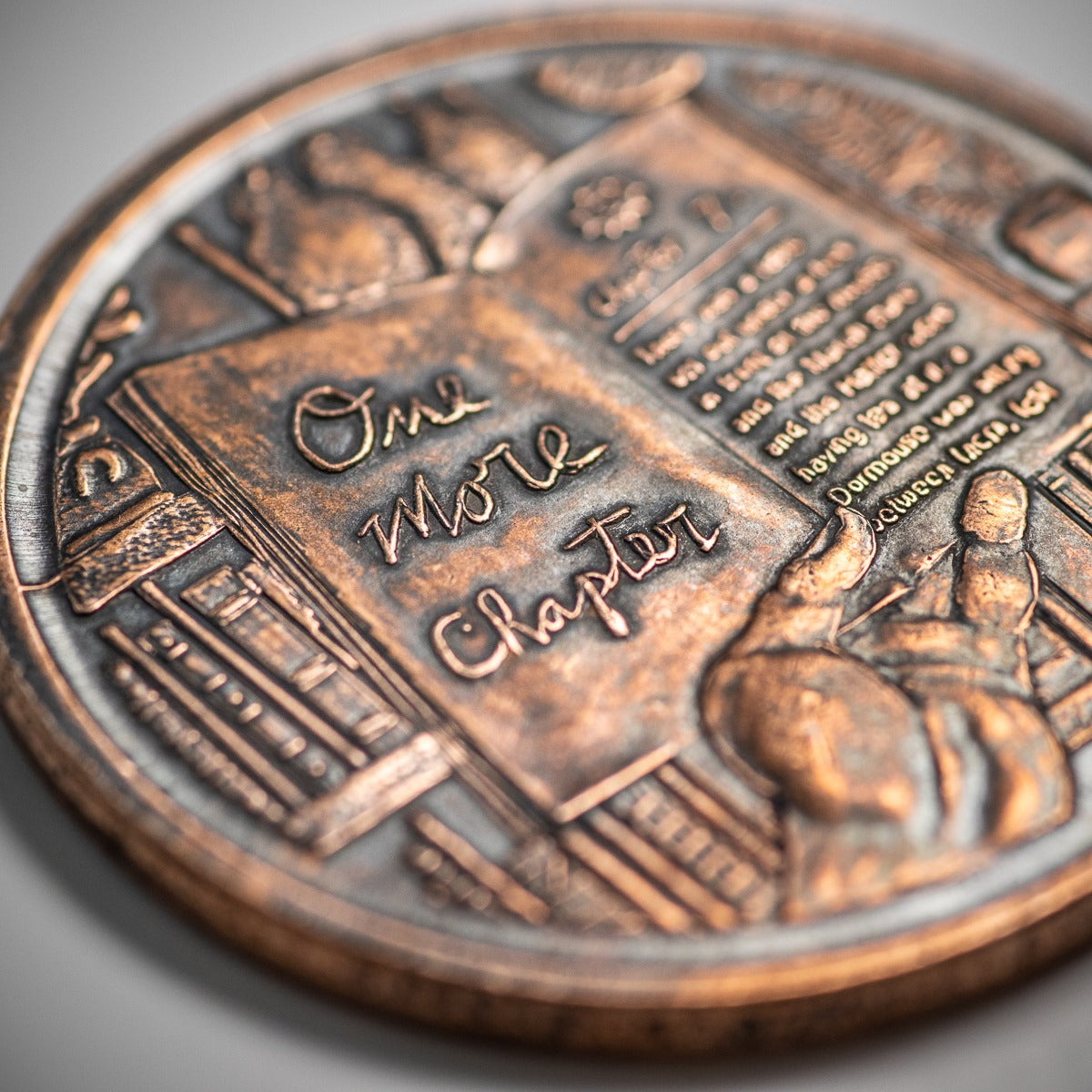 One More Chapter / Go to Bed Copper Decision Maker Coin