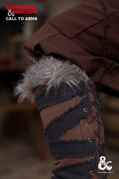 Dungeons & Dragons Barbarian Greaves Brown/Black