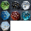Bear Dice DND Multi-Sided Engraved Glass Gemstone Dice Set
