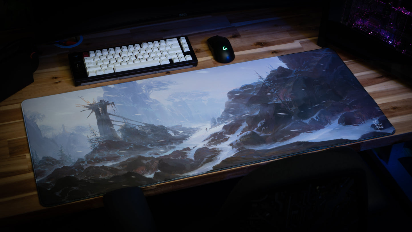 "Snow Squall" — Epic Desk Originals Deskmat