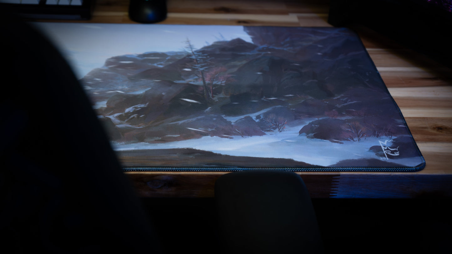 "Snow Squall" — Epic Desk Originals Deskmat