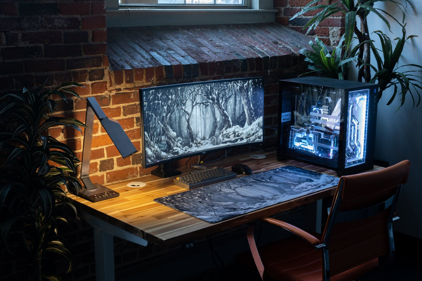 "White Serenity" — Epic Desk Originals Deskmat