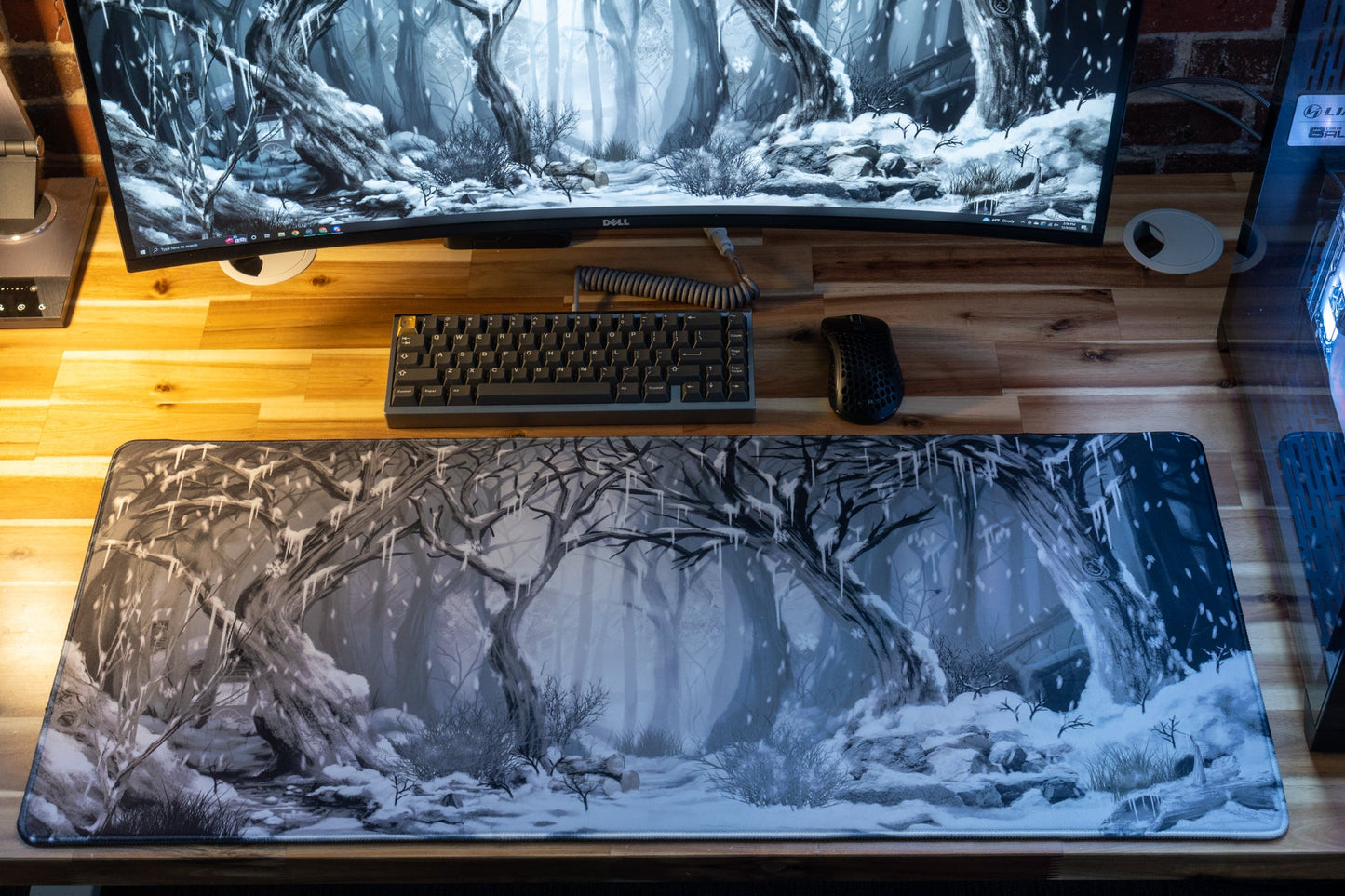 "White Serenity" — Epic Desk Originals Deskmat