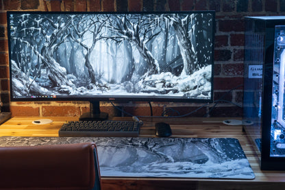 "White Serenity" — Epic Desk Originals Deskmat