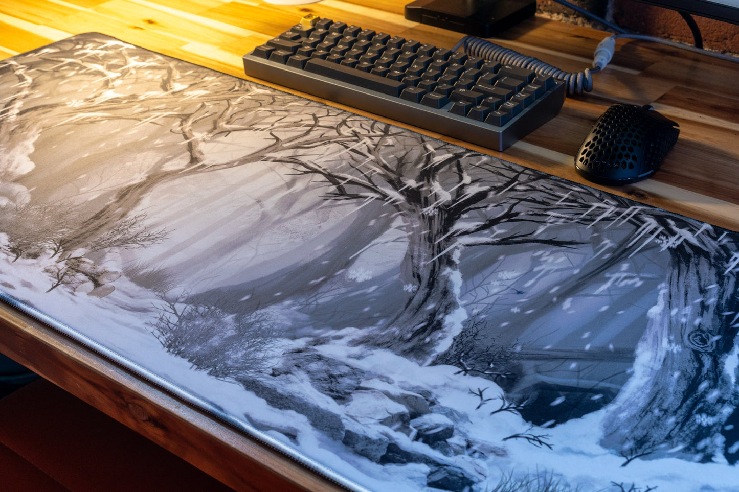 "White Serenity" — Epic Desk Originals Deskmat