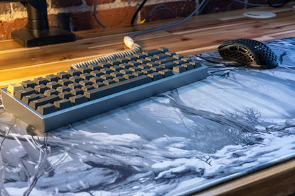 "White Serenity" — Epic Desk Originals Deskmat