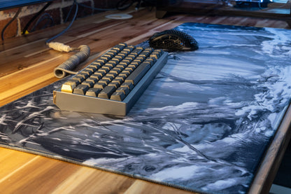 "White Serenity" — Epic Desk Originals Deskmat
