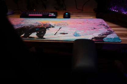 "Winter Sakura" — Rust Deskmat