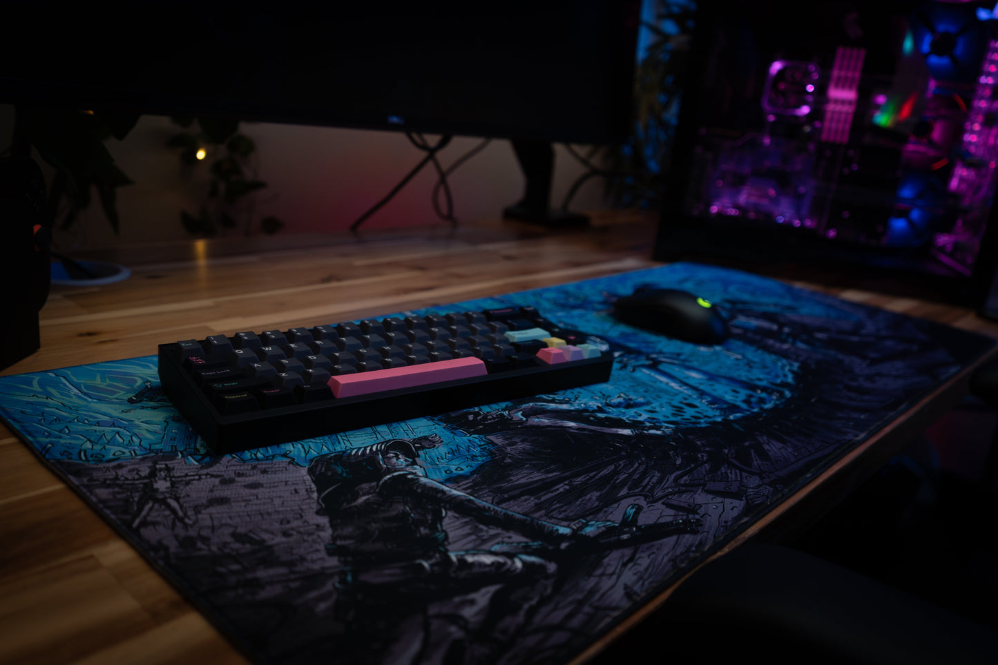 "Frostbite" — Rust Deskmat