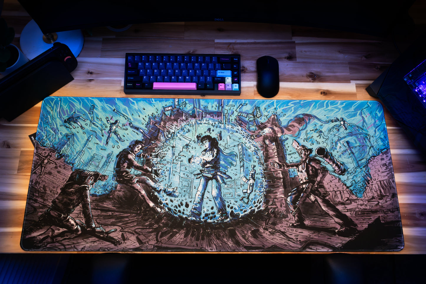 "Frostbite" — Rust Deskmat