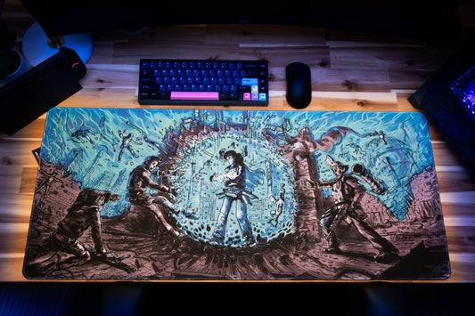 "Frostbite" — Rust Deskmat