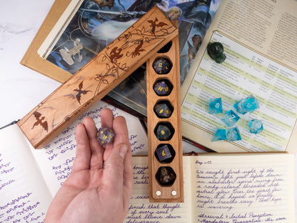 Dragon Tree | Engraved Council of 7 Dice Vault