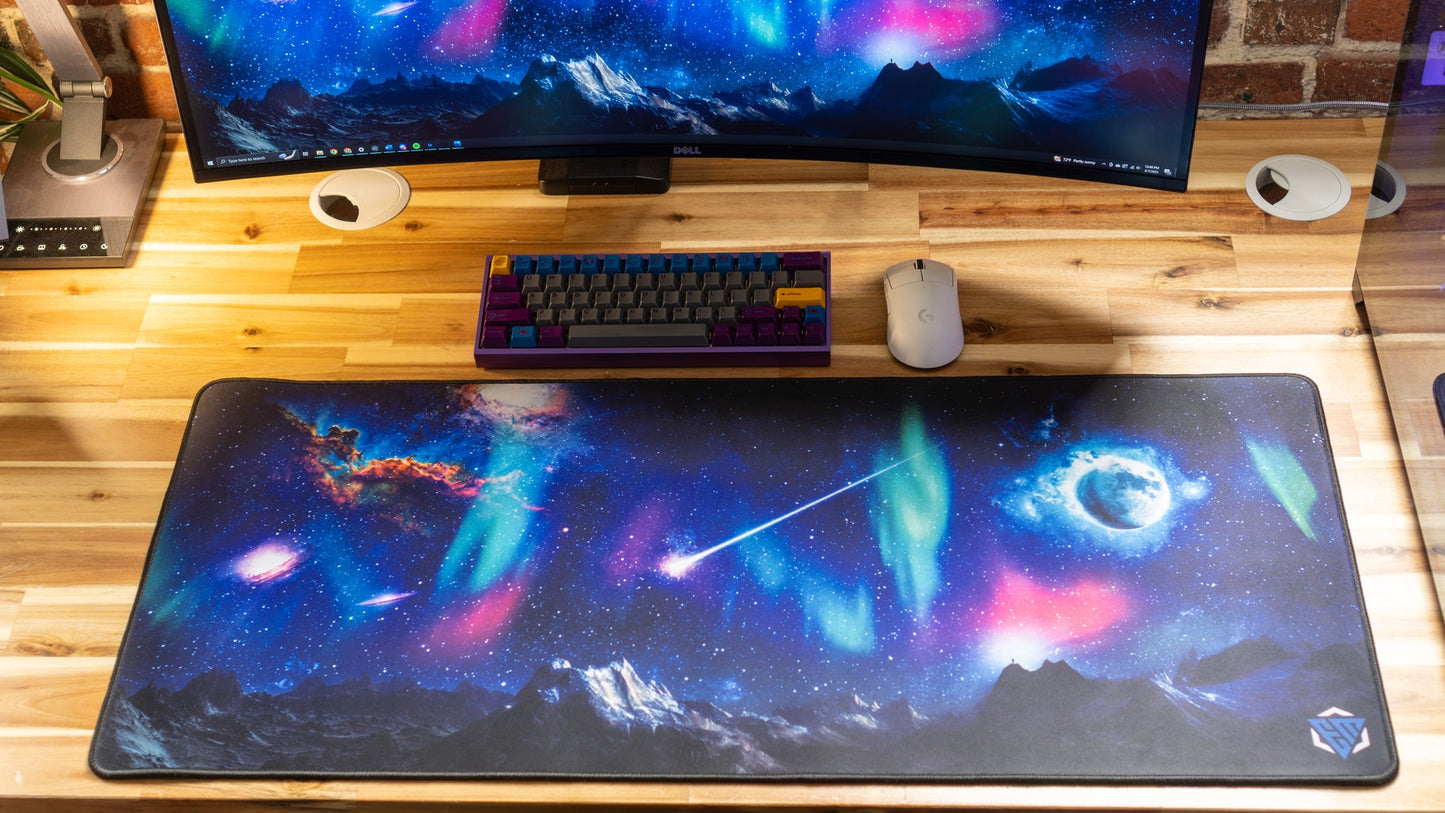 "Northern Lights" — Epic Desk Originals Deskmat
