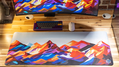 "Purple Mountain Majesty" — Epic Desk Originals Deskmat