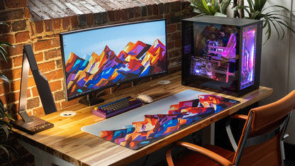 "Purple Mountain Majesty" — Epic Desk Originals Deskmat