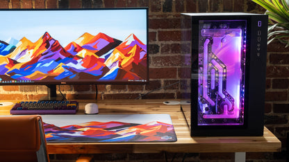 "Purple Mountain Majesty" — Epic Desk Originals Deskmat