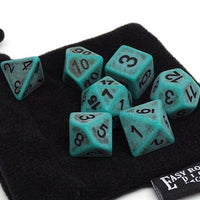Ancient Moss Dice Collection - 7 Piece Set
