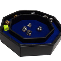 D20 Design Dice Tray With Dice Staging Area and Lid