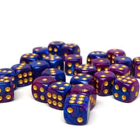 12mm D6 Dice - Purple Dawn - 25 Count Bag