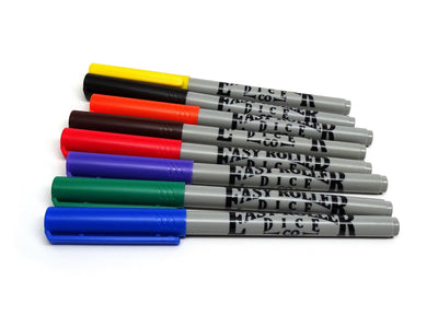 8 Pack of Colored Wet Erase Markers