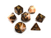 Dusty Rose and Brown Marble - 7 Piece Set