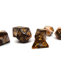 Dusty Rose and Brown Marble - 7 Piece Set