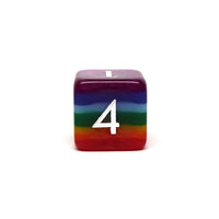 7 Tone Multi-color Dice Collection - 7 Piece Set