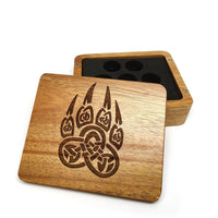 Druid Paw Wooden Dice Case