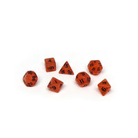 10mm Orange Glow in the Dark Mini Dice Set