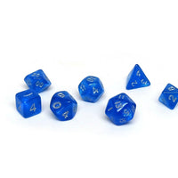 10mm Ocean Blue Mini Dice Set