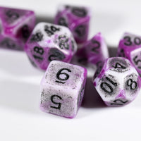 Blend Purple/White Ancient 7-Dice Set