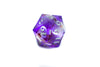 Purple w/Skulls 22mm D20 DND Roll a D20 Dice Handmade Sharp Resin