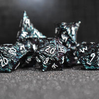 Vortex Warp Metal Dice Set - Pearlescent Galaxy