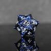 Vortex Warp Metal Dice Set - Pearlescent Blue