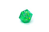 Red/Blue/Green/Purple Sharp Edge Resin d20 w/ Shimmer Insert